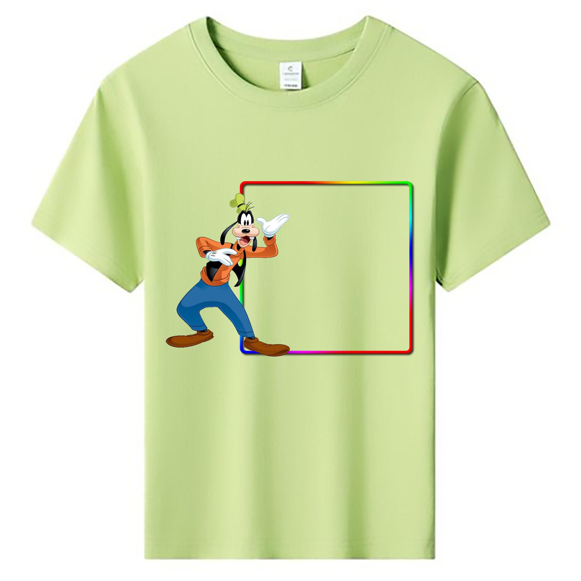 ミッキーマウス Mickey Mouse 綿100％キッズTシャツ（フロントプリント）